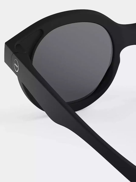 Izipizi #C Τετράγωνα Παιδικά Γυαλιά Ηλίου Black για 3-5 Ετών