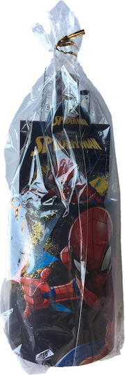 Gim Spiderman Kids Stationery Set with Pencil, Sharpener, Eraser, Notepad, Ruler and Pencil Holder 6pcs