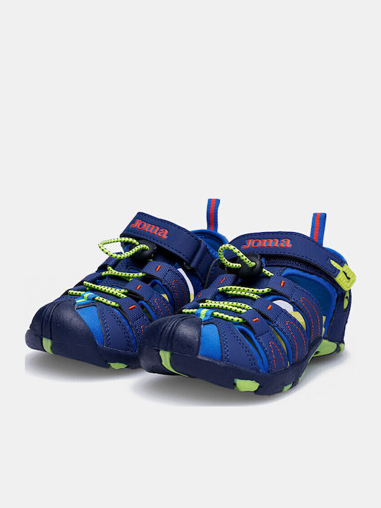 Sandale Tip Pantof Albastru Marin