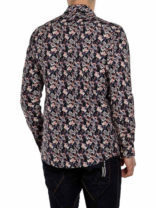 Μακρυμάνικo Πουκάμισο Floral Πολύχρωμο