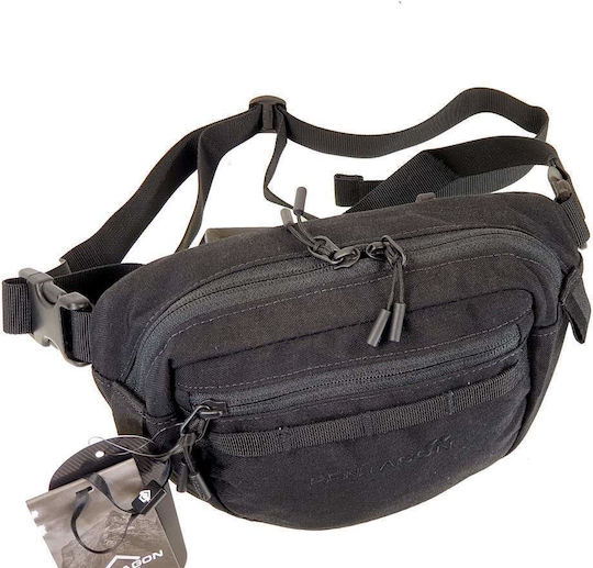 Pentagon Militärische Tasche Taille aus Cordura Schwarz