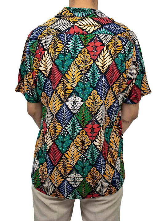 Short-sleeved Shirt Floral Multicolour