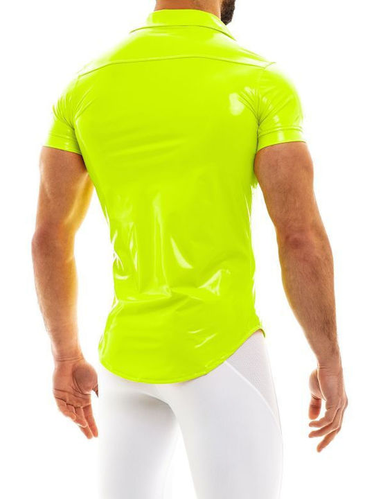 Modus Vivendi Men's Shirt Short Sleeve Yellow