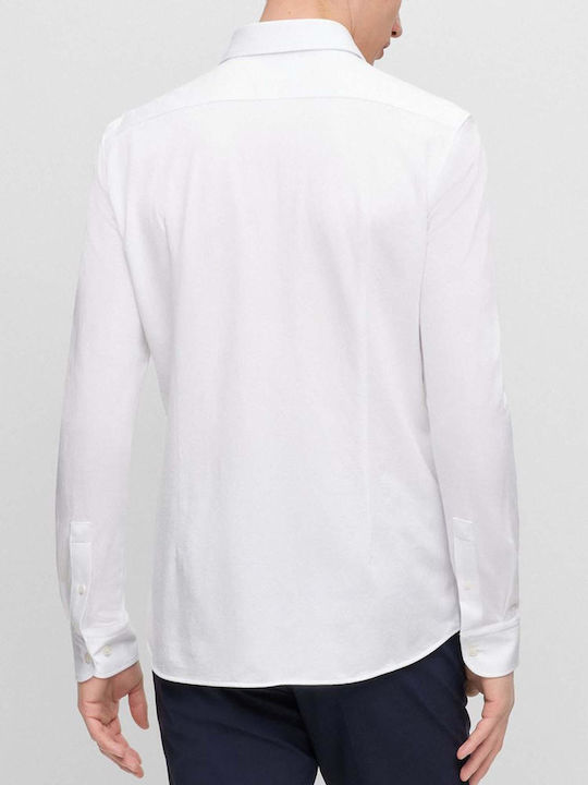 Hugo Boss Men's Shirt Long Sleeve Cotton White