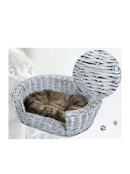 Pawhut Sofa Dog Bed Gray 57x46cm