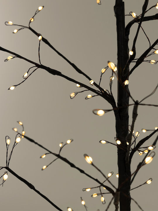 Beleuchtet Weihnachtsdekoration Baum Natürliches Erscheinungsbild 240cm Für den Außenbereich Elektrisch Braun