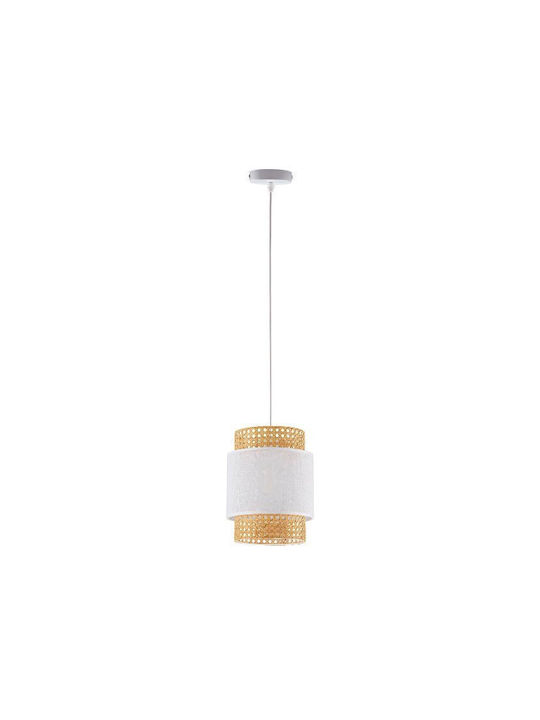 TK Lighting Boho Hängelampe Schwarz Boho Schiene mit Fassung E27 20x20cm.