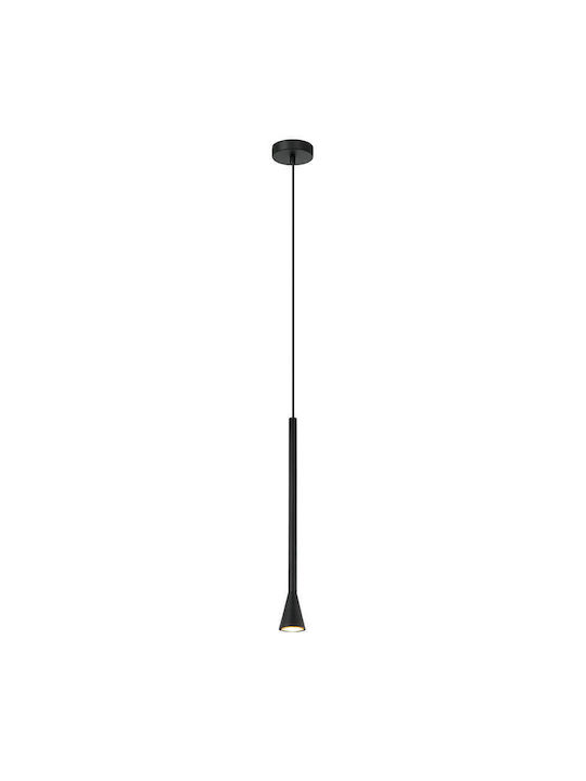 Viokef Melody Pendant Light Black with Socket GU10 6x150cm
