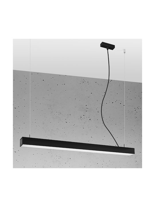 Sollux PINNE 90 Pendant Light LED Rail Black