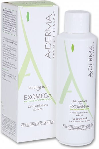 A-Derma Exomega Beruhigendes Schaumbad mit Hafer 250ml