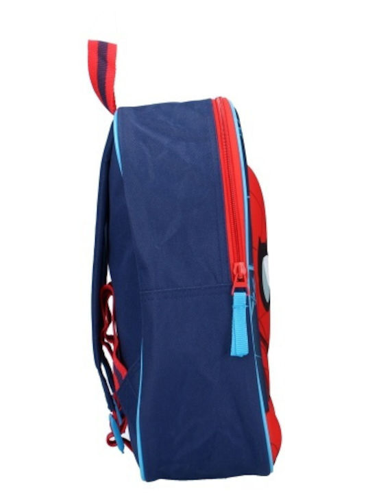 Vadobag Spiderman 3D Σχολική Τσάντα Πλάτης Νηπιαγωγείου Μπλε