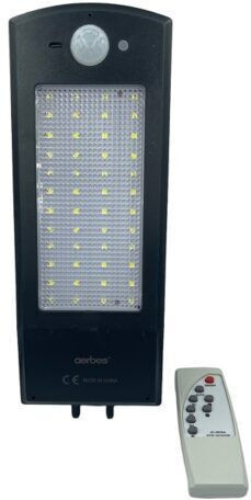Aerbes AB-TA122 Street Solar Light Cold White 6000K with Motion Sensor and Photocell