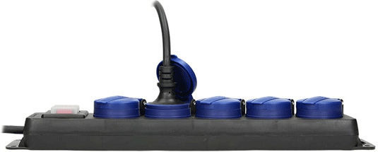 Redled Power Strip 5 Positions with Switch and Cable 5m