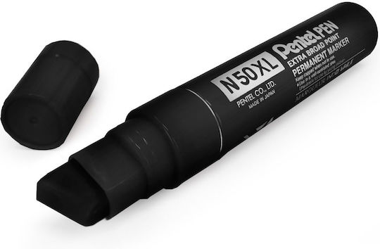 Pentel N50XL Ανεξίτηλος Μαρκαδόρος Μαύρος 18mm