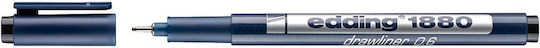 Edding 1880 Drawliner Design Marker 0.6mm Black