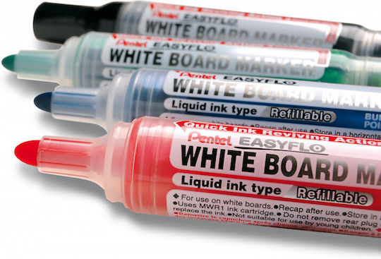 Pentel Easyflo Whiteboard-Marker 2.1mm Schwarz