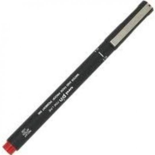 Uni-Ball Pin Μαρκαδόρος Σχεδίου Κόκκινος 0.3mm
