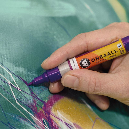 Molotow One4all 228 Ακρυλικός Μαρκαδόρος Gold 2mm