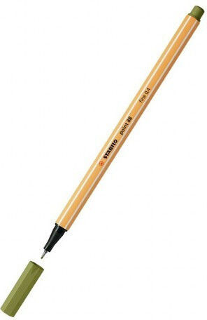 Stabilo Point 88 Design Marker 0.4mm Olive oil Mud Green