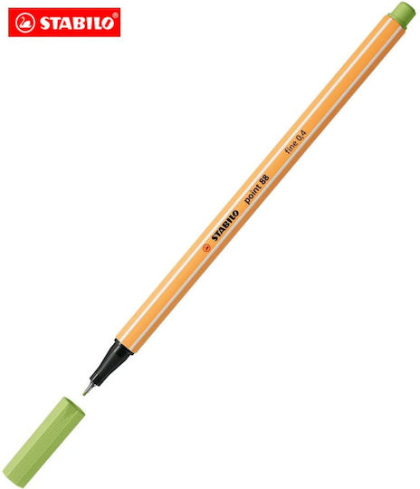 Stabilo Point 88 Μαρκαδόρος Σχεδίου Πράσινος 0.4mm