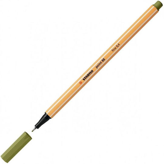 Stabilo Point 88 Design Marker 0.4mm Olive oil Mud Green