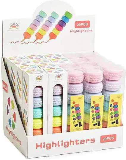 Yolo Macaron Markers Μαρκαδόρος Υπογράμμισης Μακαρόν - Yolo (Διάφορα Χρώματα)
