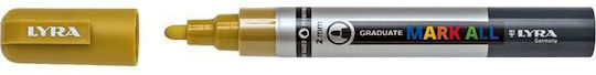 Lyra Marker Permanent 2mm Auriu