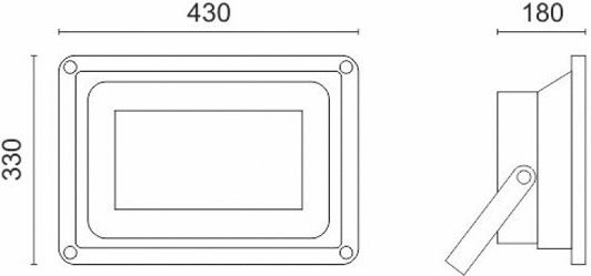 Spot Light Στεγανός Προβολέας LED 200W Ψυχρό Λευκό 6000K IP65