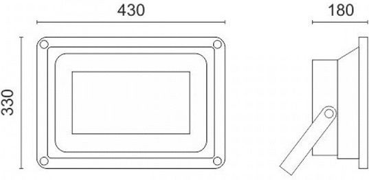 Spot Light Rezistent la apă Proiector LED 300W Alb Rece 6000K IP65