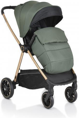 Cangaroo Hydra Adjustable 2 in 1 Baby Stroller Suitable for Newborn Khaki