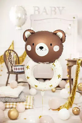 Balloon Foil Jumbo Baby Shower Multicolour Teddy Αρκουδάκι 88cm