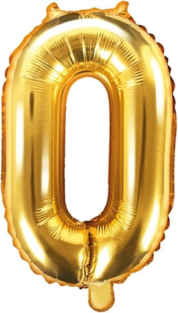 Balloon Foil Number Gold 35cm
