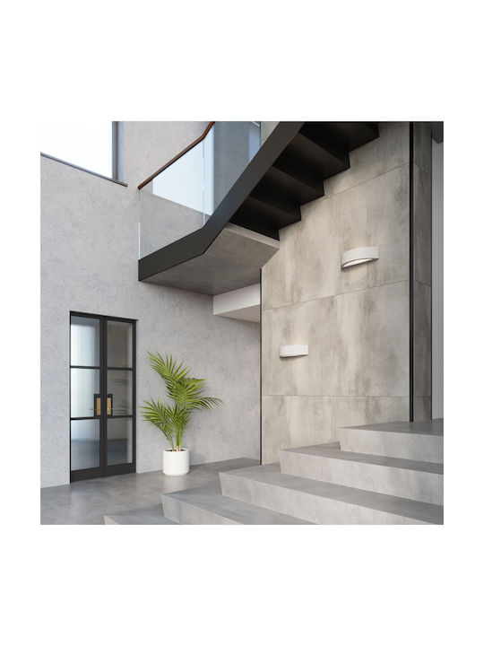 Sollux Atena Modern Leuchte Wand mit Fassung E27 Gray 40x38x20.5cm