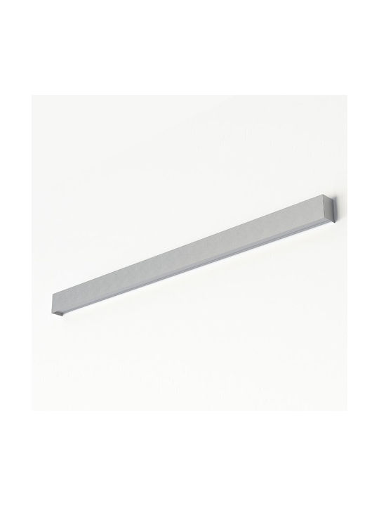 Nowodvorski Straight Wall L Modern Lamp Wall with Socket T8 Black 122x7cm