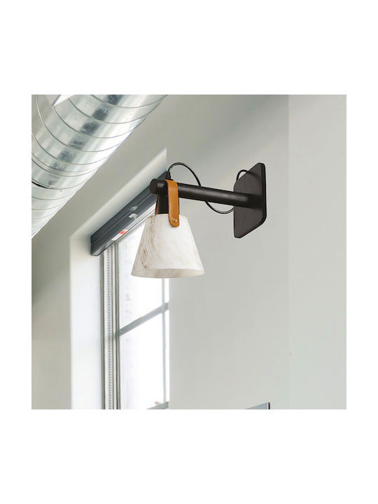 Eurolamp Μοντέρνο Φωτιστικό Τοίχου με Ντουί E27 Λευκό 17x17εκ.
