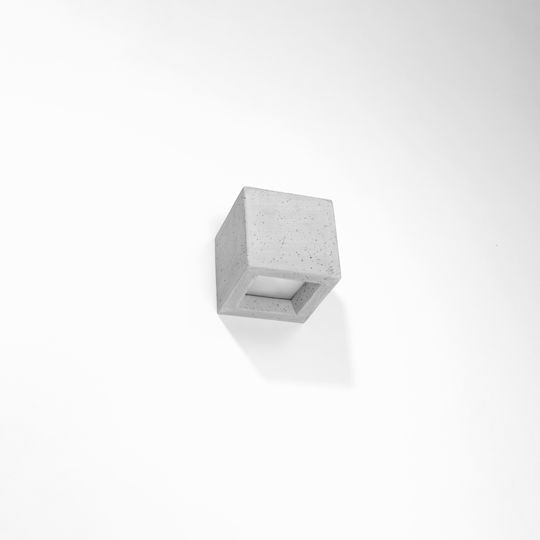 Sollux Leo Modern Lamp Wall with Socket G9 Gray 12x16x16cm