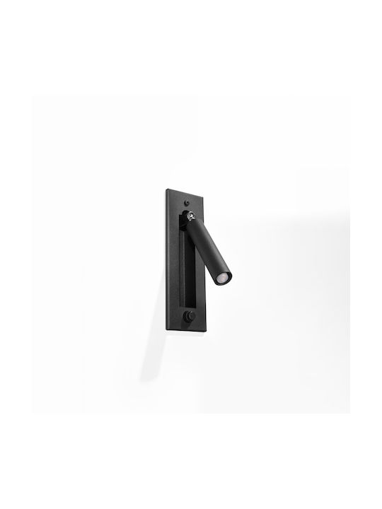 Sollux Enif Einzel Spot mit Fassung G9 in Schwarz Farbe