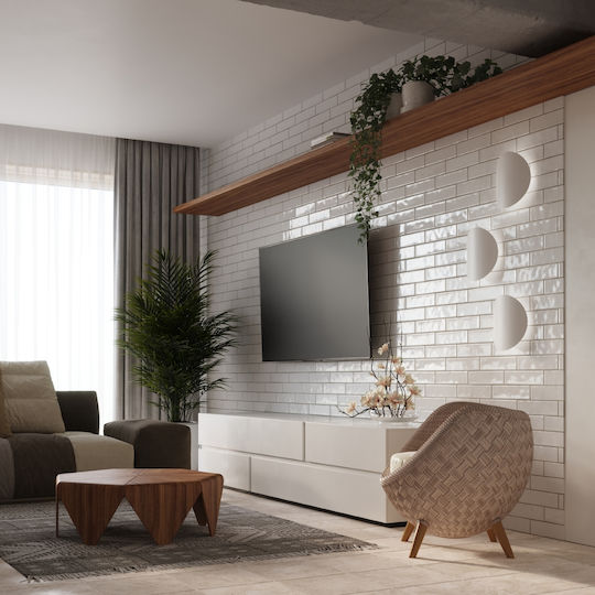 Sollux Senses Modern Lamp Wall with Socket G9 White 27x27x10cm