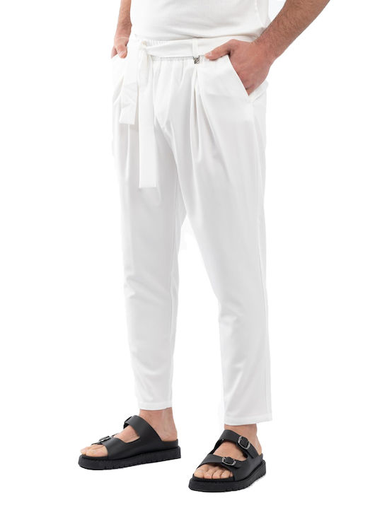 Vittorio Artist Men's Trousers White