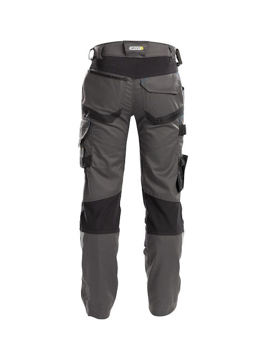 Dassy Workwear Dynax Παντελόνι Εργασίας Γκρι
