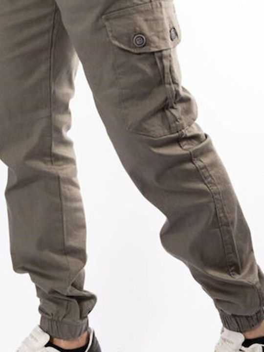 Senior Men's Trousers Cargo Gray