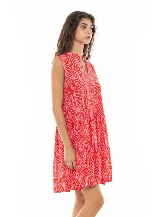 Pink Label Summer Mini Dress Red