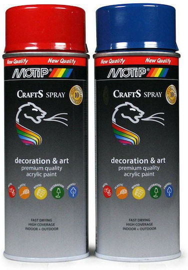 Motip Dupli Σπρέι Βαφής Crafts Ακρυλικό με Γυαλιστερό Εφέ Pastel Orange RAL 2003 400ml