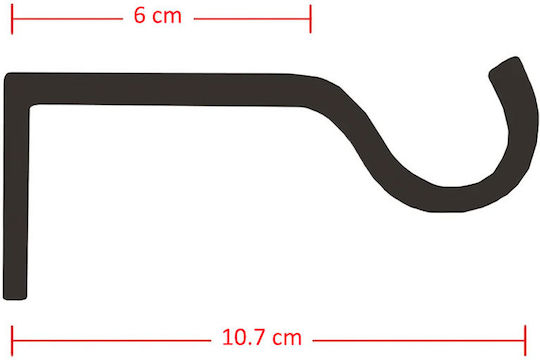 Ausziehbare Metallische Vorhangstange L-N Gaia Einzeln Φ28mm 210-380cm Grau 7628210938 Ausziehbare Metallische Vorhangstange L-N Gaia Einzeln Φ28mm 210-380cm Grau 7628210938