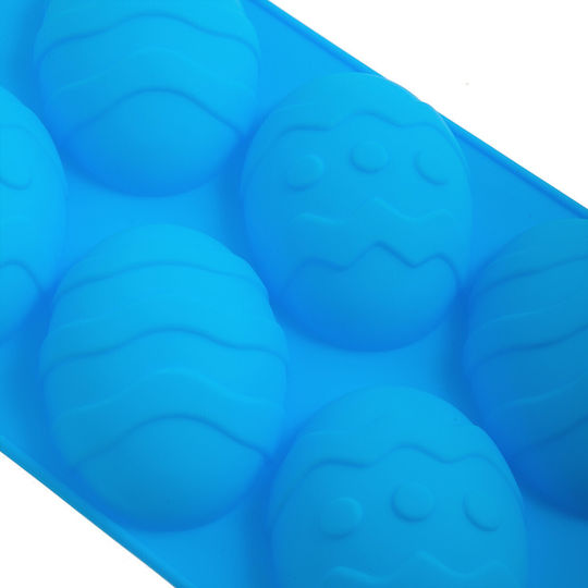 Silicone Mold Easter Eggs 6 Slots 070