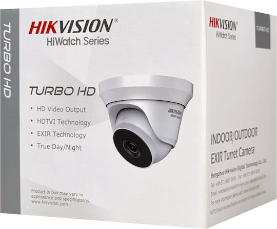 Hikvision HWT-T250-M CCTV Cameră de Supraveghere Full HD+ 5MP Rezistentă la apă cu Lentilă 2.8mm