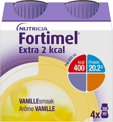 Nutricia Fortimel Extra 2 Kcal 4 x 200ml Vanilie