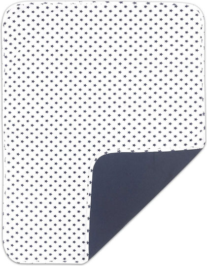 Jukki Baby Blanket Nursery Swaddling Cotton Navy Blue 75x100cm