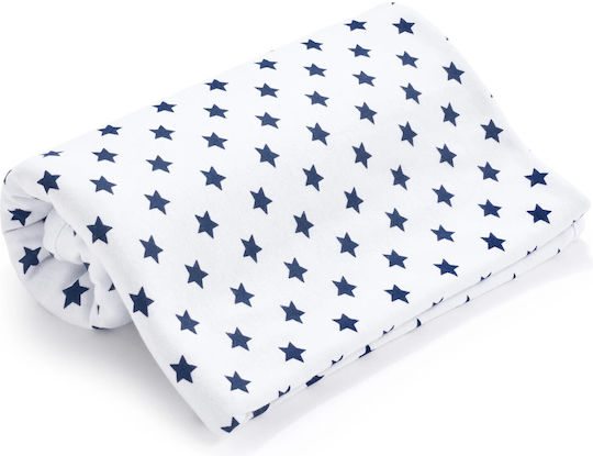Jukki Baby Blanket Nursery Swaddling Cotton Navy Blue 75x100cm