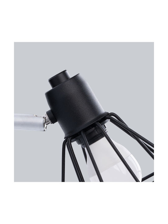 Sollux Single Spot with Socket E14 in Black Color